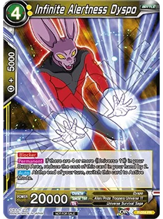 Infinite Alertness Dyspo - Promotion Cards (PR)