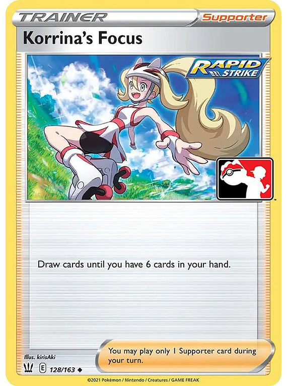 Korrina's Focus -128/163 Prize Pack Series Cards (Español)