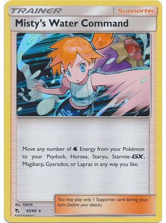 Misty's Water Command - 63/68 - Holo Rare (Español)