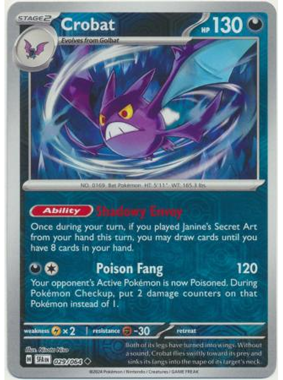 Crobat - 029/064 - Uncommon Reverse Holo