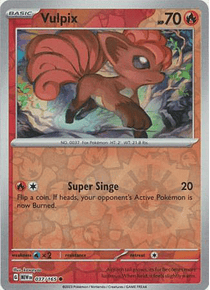 Vulpix - 037/165 - Common Reverse Holo