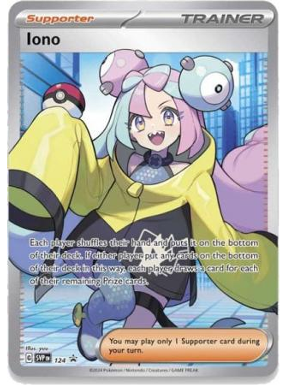 Iono - SVP124 - Full Art Holo Promo (Español)