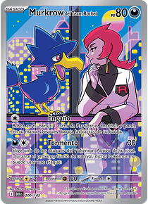 Team Rocket's Murkrow - 200/182 - Illustration Rare (Español)