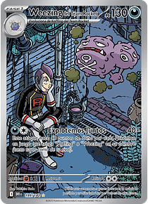 Team Rocket's Weezing - 199/182 - Illustration Rare (Español)