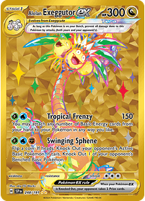 Alolan Exeggutor ex - 248/191 Hyper Rare