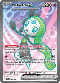 Meloetta ex - 159/086 - Secret Rare (Latino)