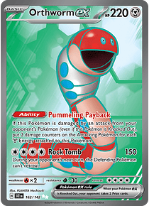 Orthworm ex - 162/142 - Ultra Rare
