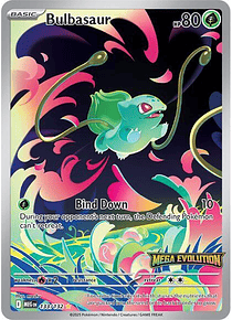 Bulbasaur - 133/132 - Illustration Rare (Stamped Promo Mega) (Latino)