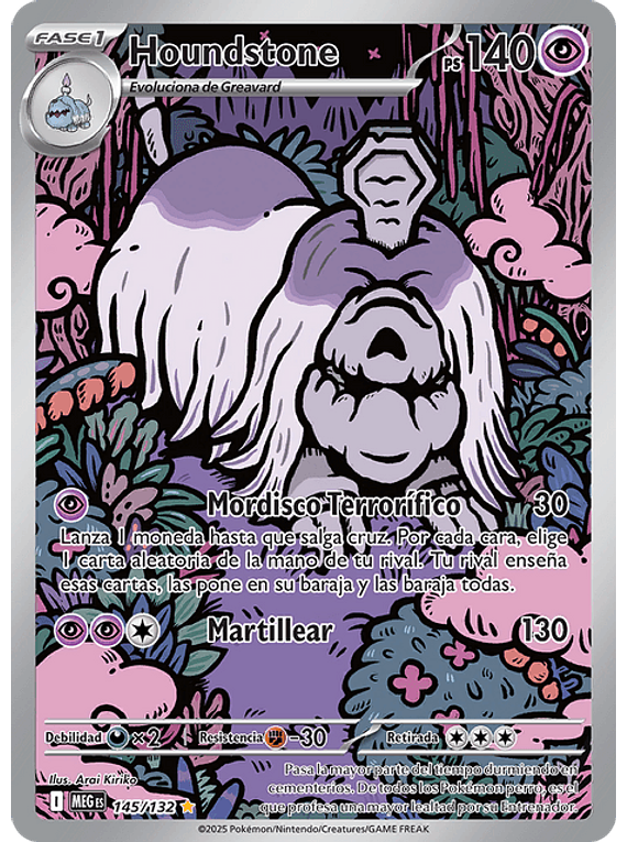 Houndstone - 145/132 - Illustration Rare (Latino)