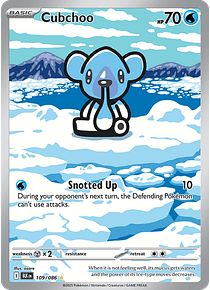 Cubchoo - 109/086 - Illustration Rare