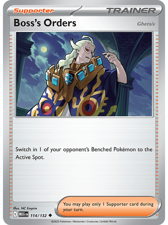 Boss's Orders (Ghetsis) - 114/132 - Uncommon
