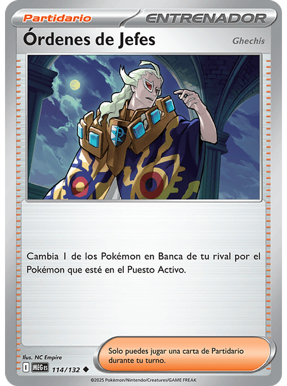Boss's Orders (Ghetsis) - 114/132 - Uncommon (Latino)