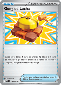 Fighting Gong - 116/132 - Reverse Holofoil (Latino)