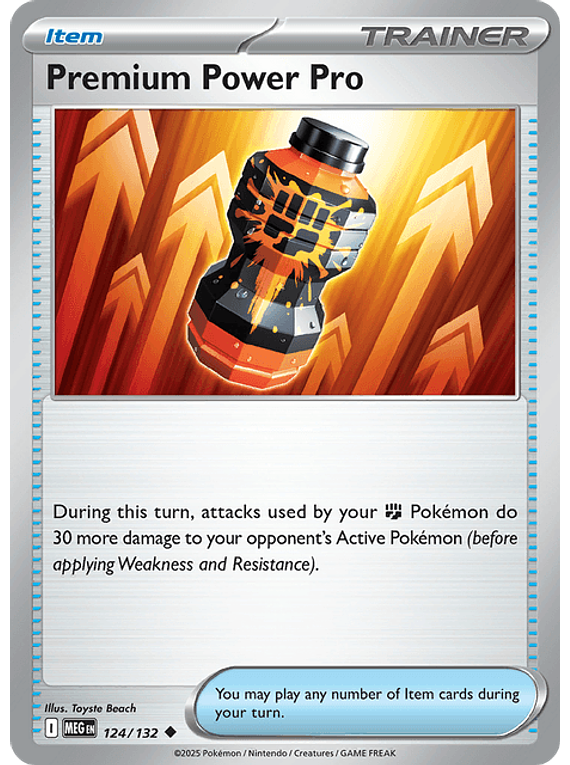 Premium Power Pro - 124/132 - Reverse Holofoil