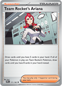 Team Rocket's Ariana - 171/182 - Reverse Holofoil 