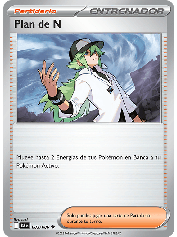 N's Plan - 083/086 -  Reverse Holofoil (Latino)