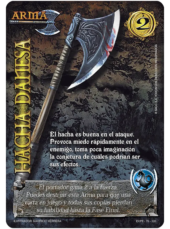 Hacha Danesa (EXPE 076/120)