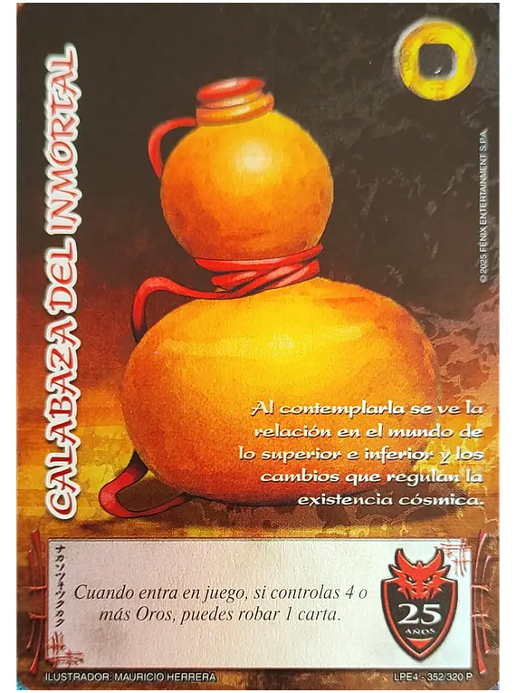 Calabaza del inmortal (LPE4 352/320)