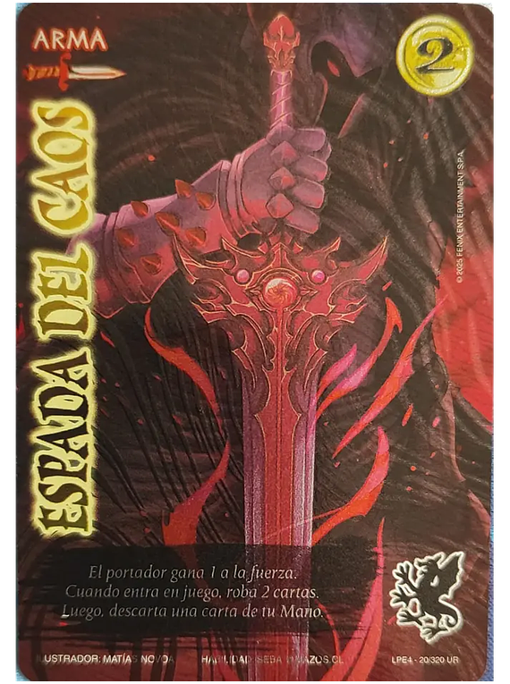 Espada del Caos (LPE4 20/320)