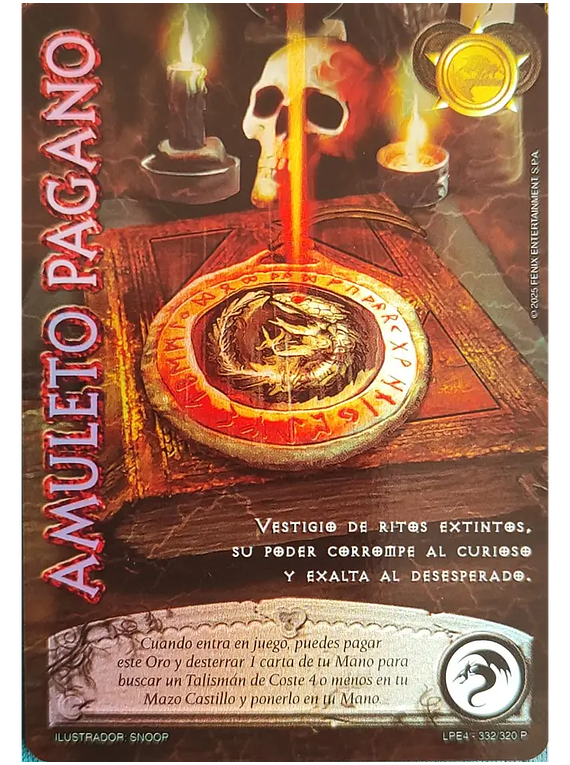 Amuleto Pagano (LPE4 - 332/320)