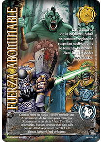 Fuerza Abominable (PEX 12/18)