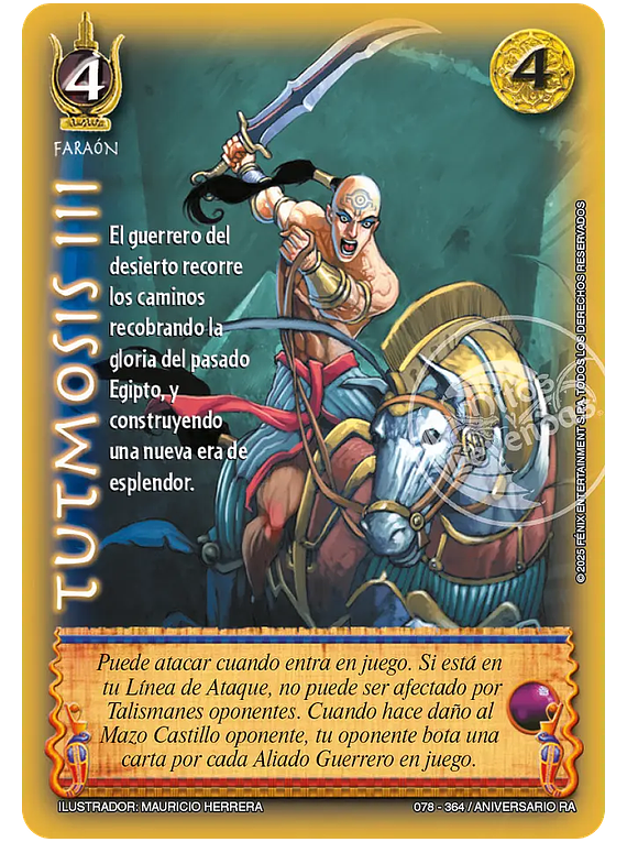 Tutmosis III (078/364 Aniversario RA)