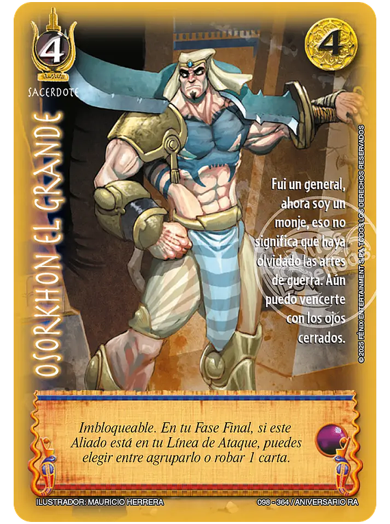 Osorkhon el Grande (098/364 Aniversario de Ra)