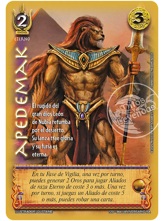 Apedemak (123/364 Aniversario RA)