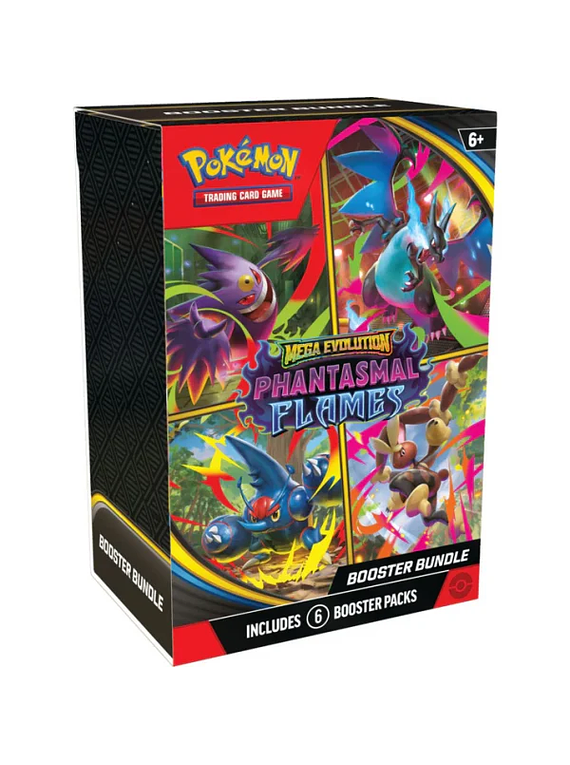 Mega Evolution Phantasmal Flames – Booster Bundle – Español