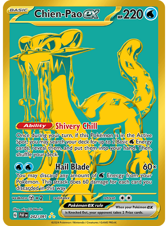 Chien-Pao ex 242/091 Hyper Rare