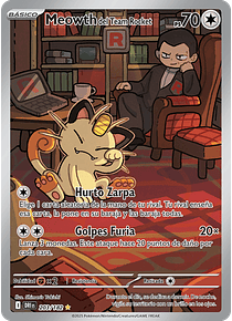 Team Rocket's Meowth - 203/182 - Illustration Rare