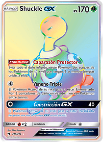 Shuckle GX - 215/214 - Secret Rare