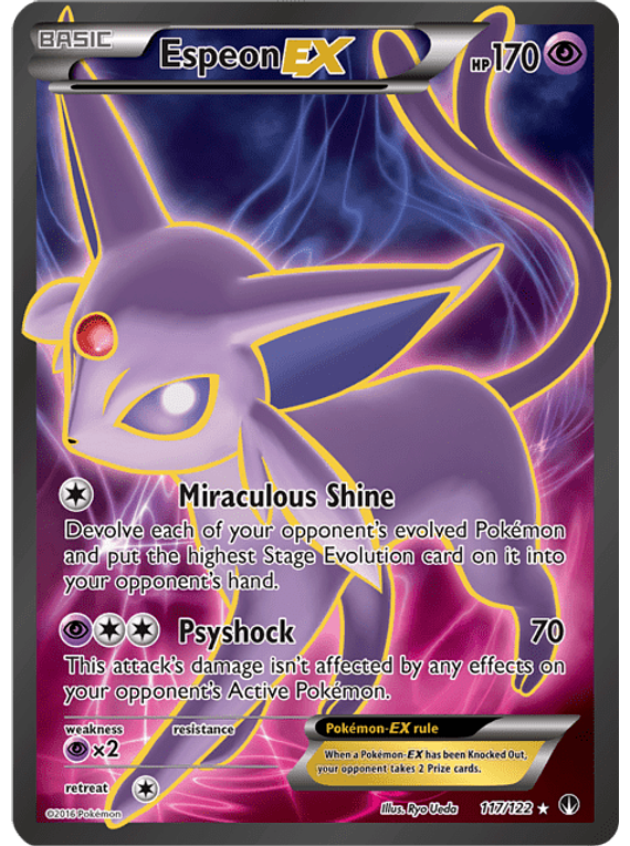 Espeon EX - 117/122 - Ultra Rare