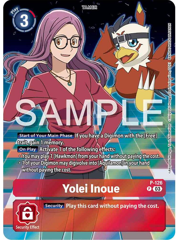 Yolei Inoue - P-126 - Promo