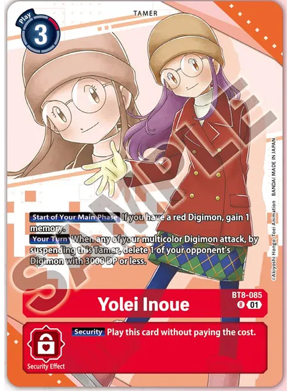 Yolei Inoue - BT8-085 - Premium Heroines Set