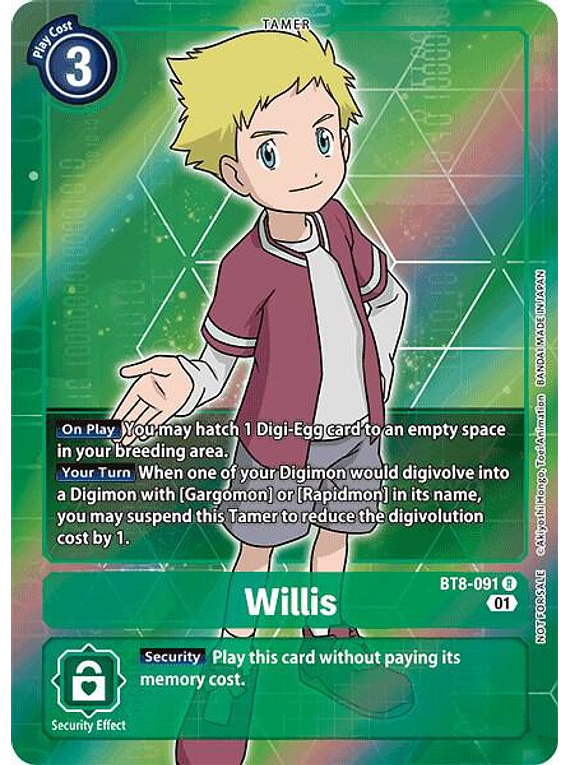 Willis - BT8-091 - Box Topper