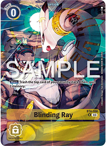Blinding Ray - BT4-104 - Bonus Pack