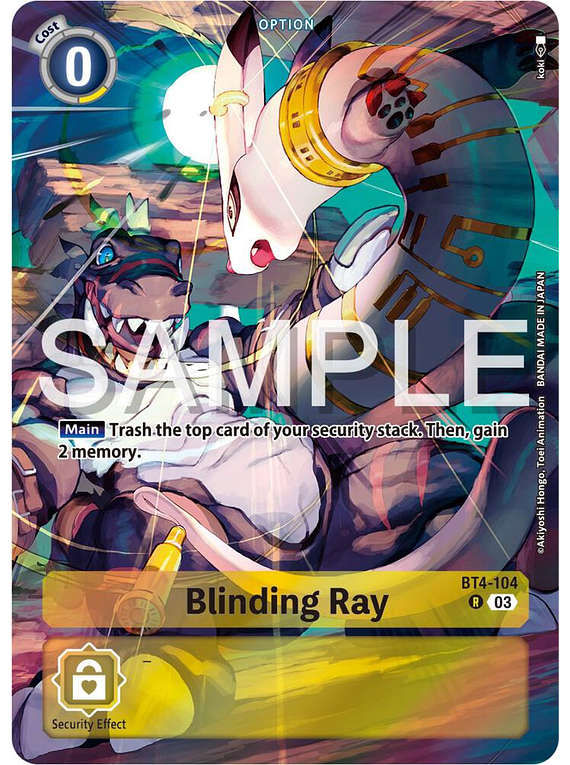 Blinding Ray - BT4-104 - Bonus Pack