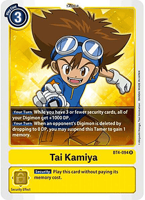 Tai Kamiya - BT4-094 - Rare