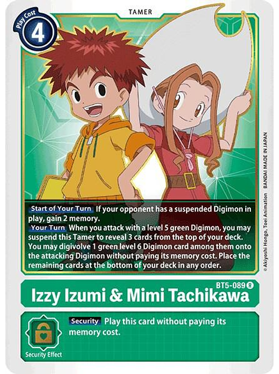 Izzy Izumi & Mimi Tachikawa - BT5-089 - Rare
