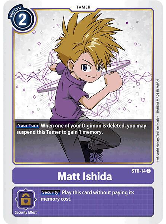 Matt Ishida - ST6-14 - Rare