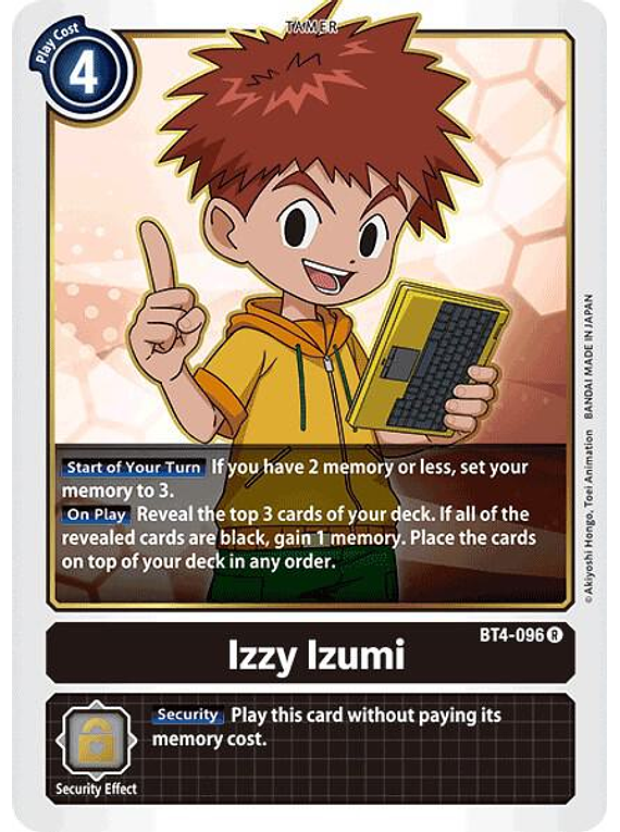Izzy Izumi - BT4-096 - Rare