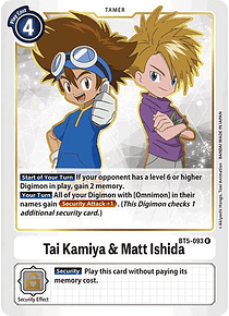 Tai Kamiya & Matt Ishida - BT5-093 - Rare