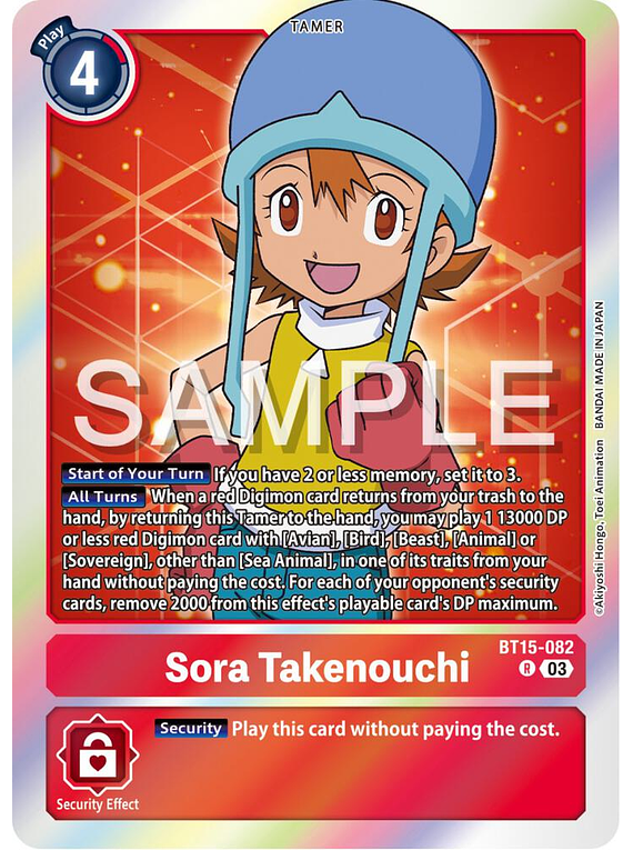 Sora TakenouchI - BT15-082 - Rare