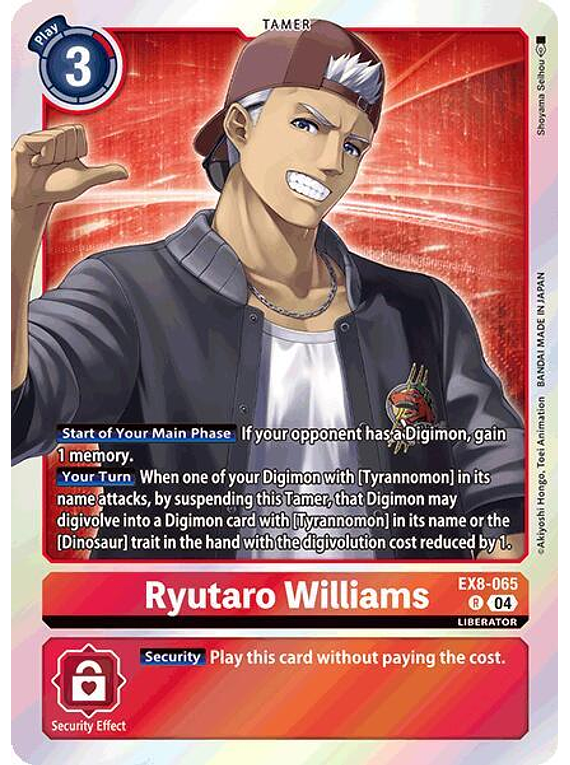 Ryutaro Williams - EX8-065 - Rare