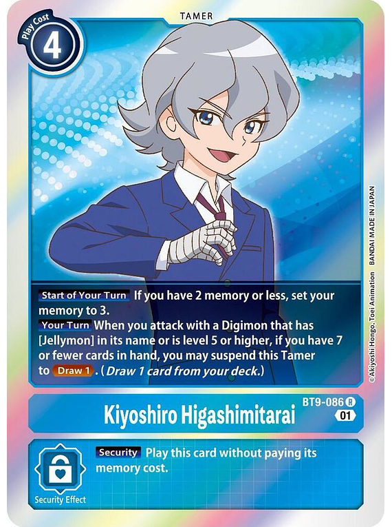 Kiyoshiro Higashimitarai  - BT9-086 - Rare