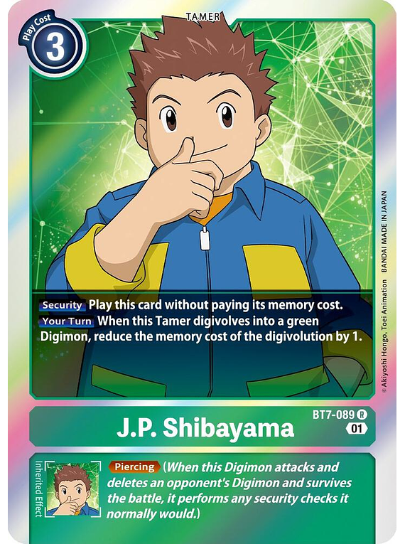 J.P. Shibayama - BT7-089 - Rare