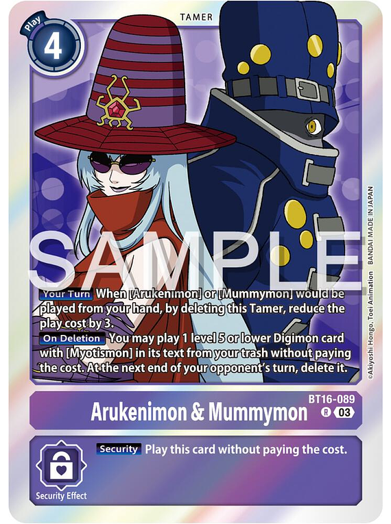 Arukenimon & Mummymon - BT16-089 - Rare