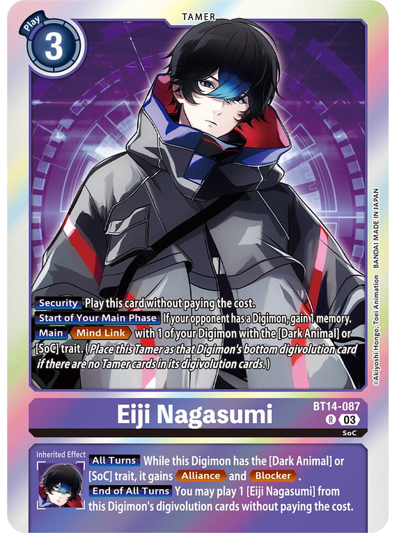 Eiji Nagasumi - BT14-087 - Rare