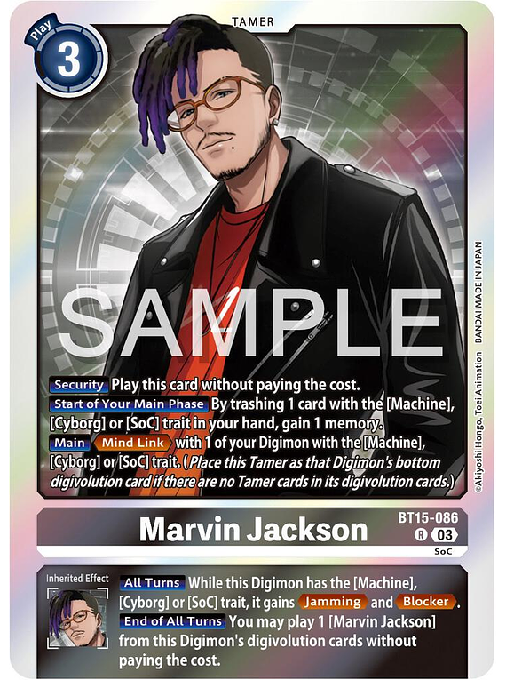 Marvin Jackson - BT15-086 - Rare